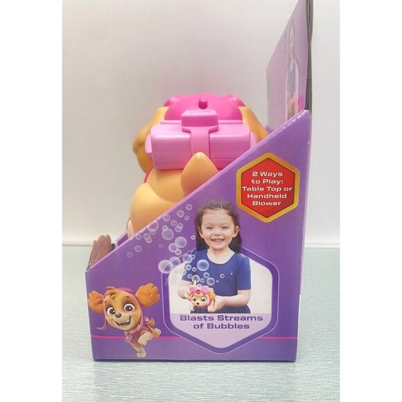 Paw Patrol Blast Off Bubble Blower Skye Nickelodeon Ages 3+ No-Spill - Picture 9 of 11